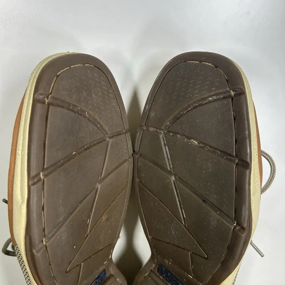 Sperry Top Sider Boat Shoes Men’s 11M Brown Leather Casual Dockside Lace - Picture 10 of 13